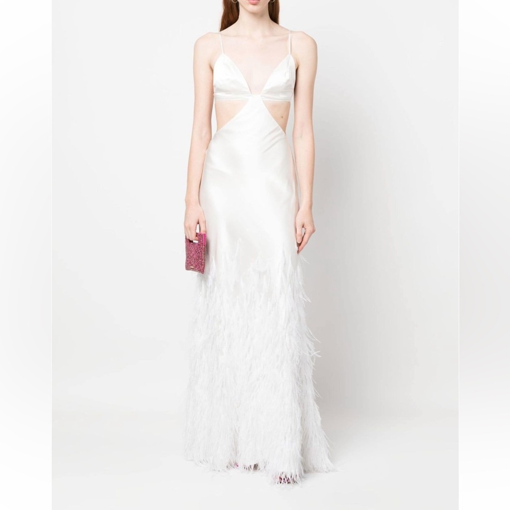 Cult Gaia White Maxi Dress